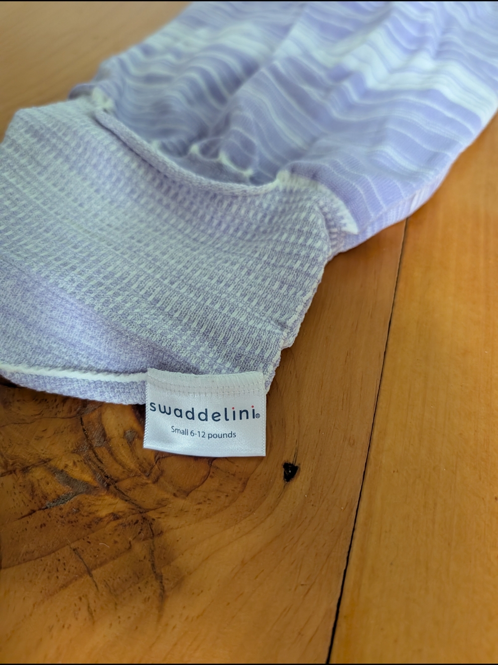 Swaddlelin Lavender Baby Swaddle, Newborn